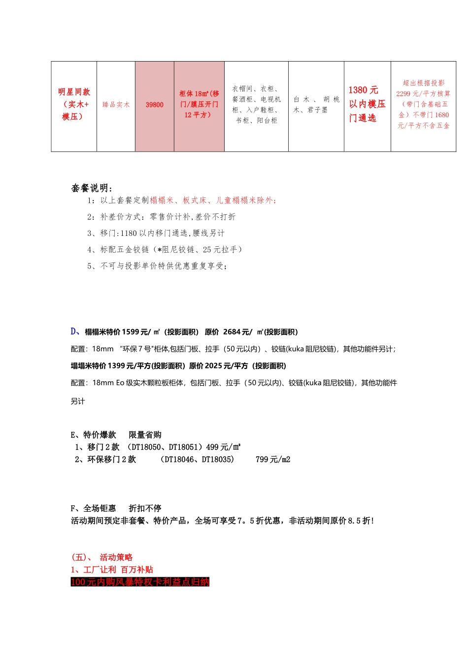 全屋定制套餐活动方案_第3页