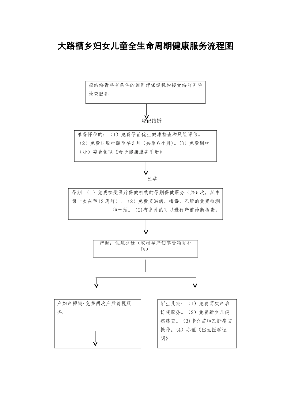 全生命周期健康服务流程图_第1页
