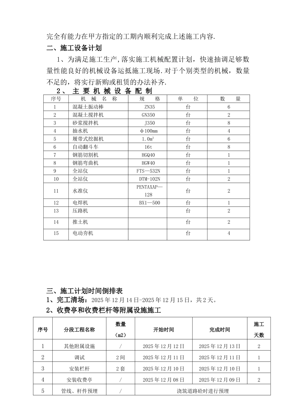 全部施工进度计划_第2页