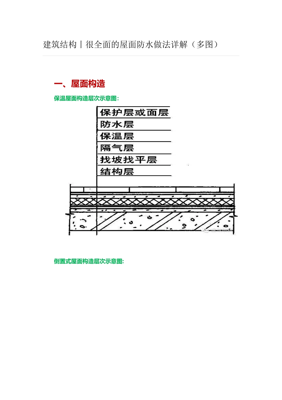 全面的屋面防水做法详解_第1页