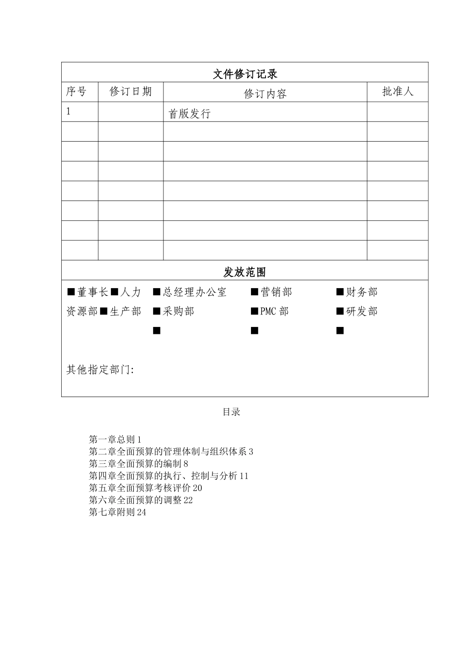 全面预算管理制度33389_第2页