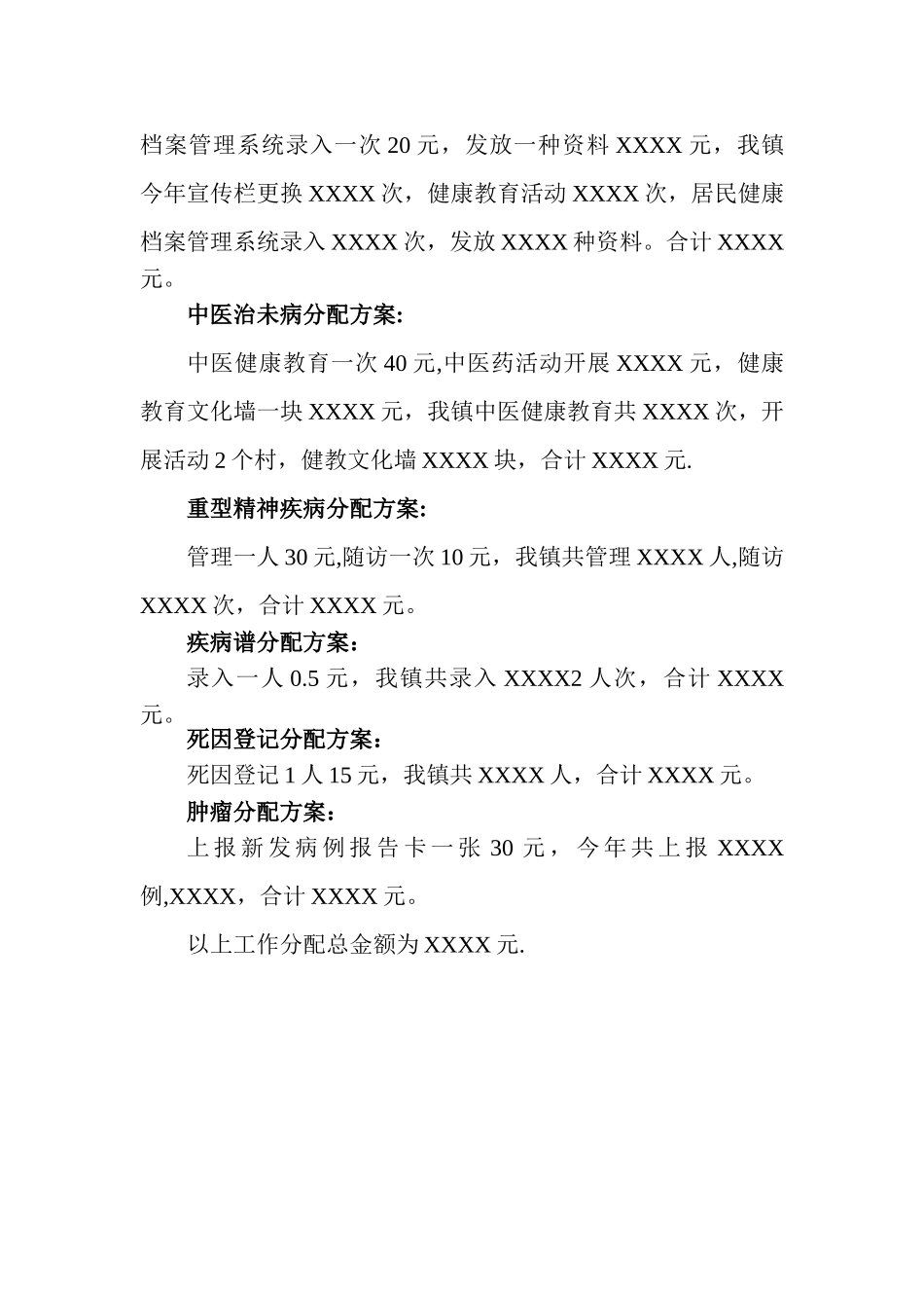 公共卫生经费分配方案78967_第2页