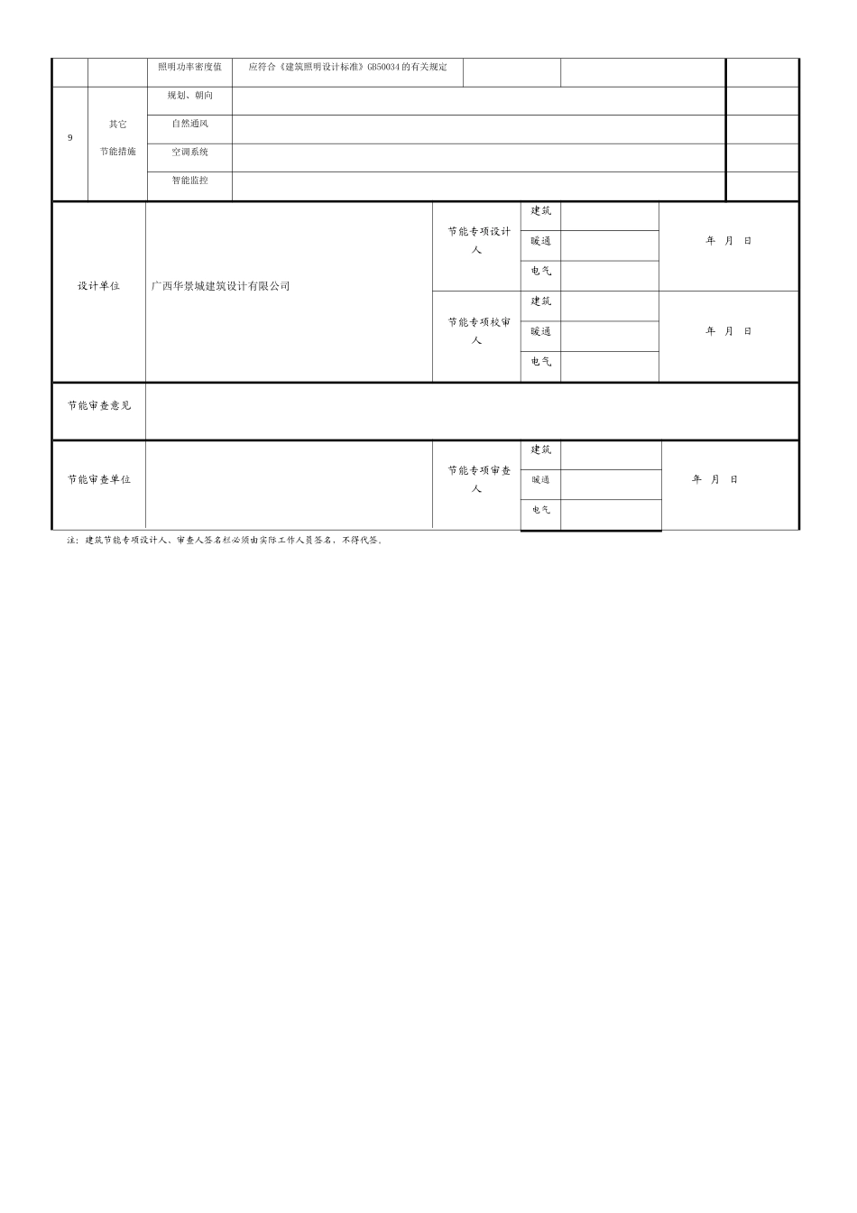 公共建筑节能设计审查表_第2页