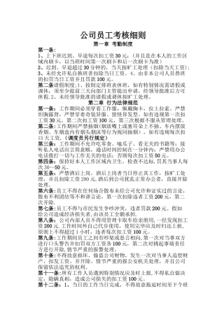 公共自行车员工考核细则-客服员