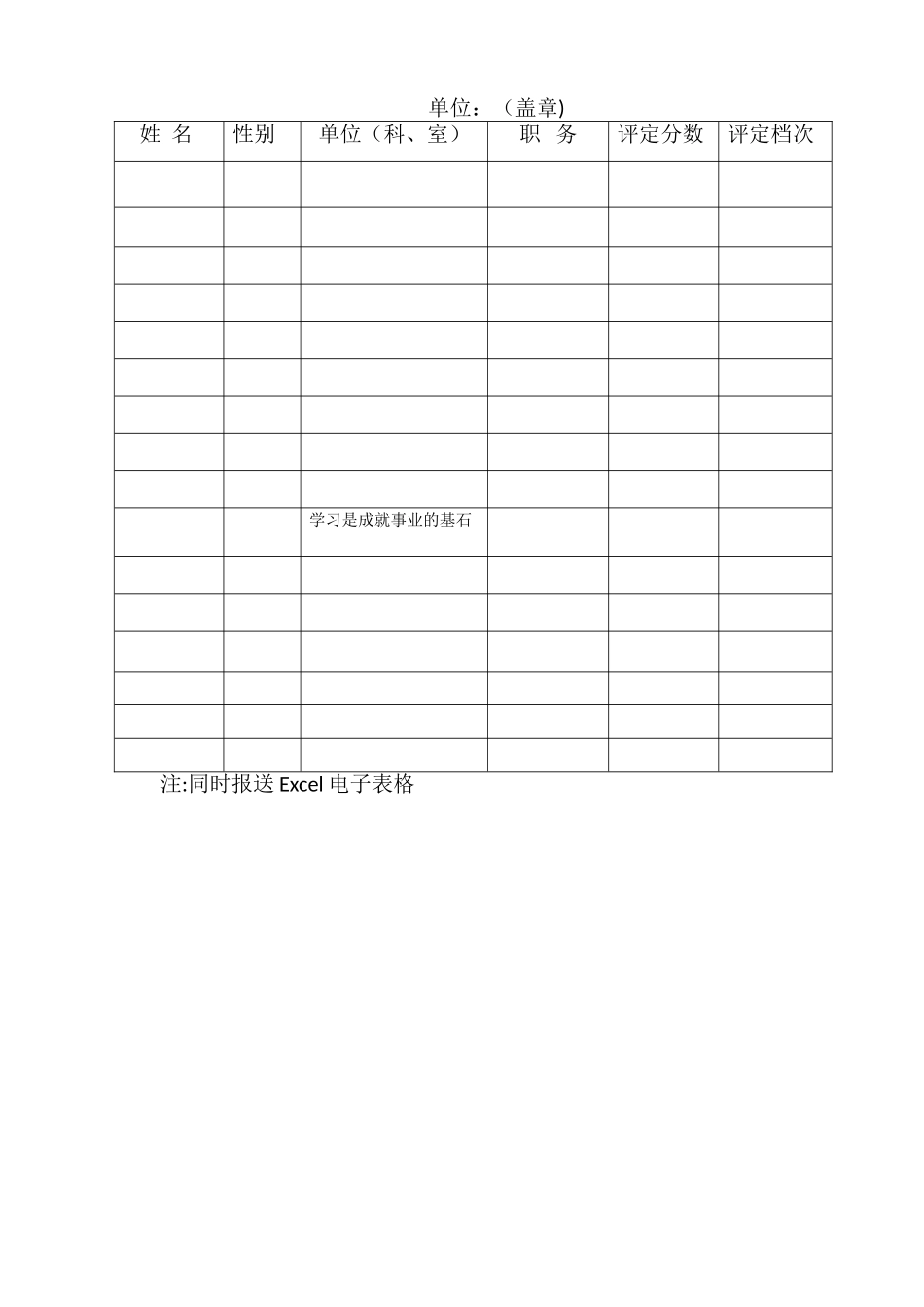 公务员平时考核表_第3页