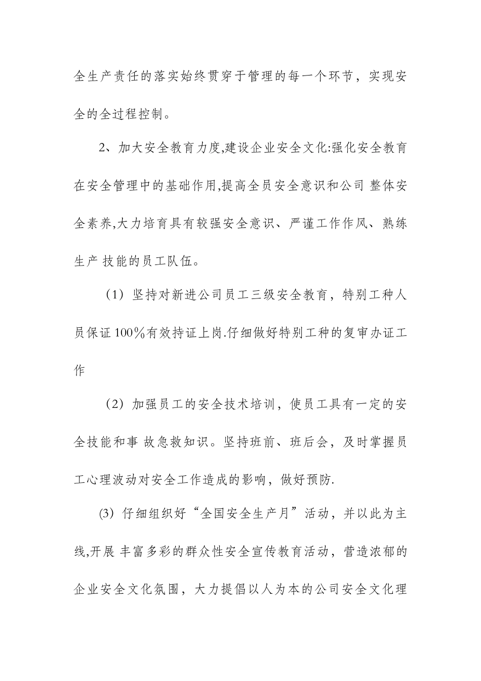 公司2025年安全生产工作计划_第3页