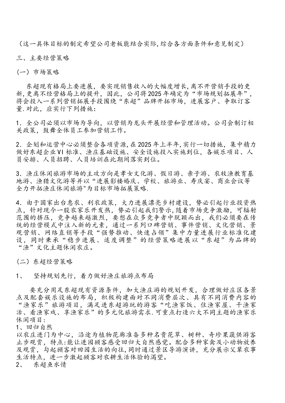 公司2025年度经营战略规划和计划书_第2页