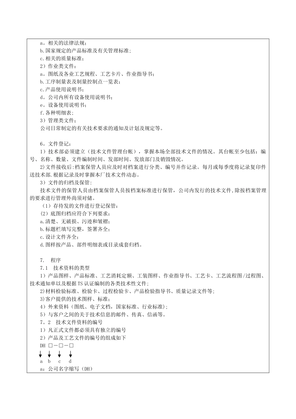公司ZD045-技术文件管理制度_第2页