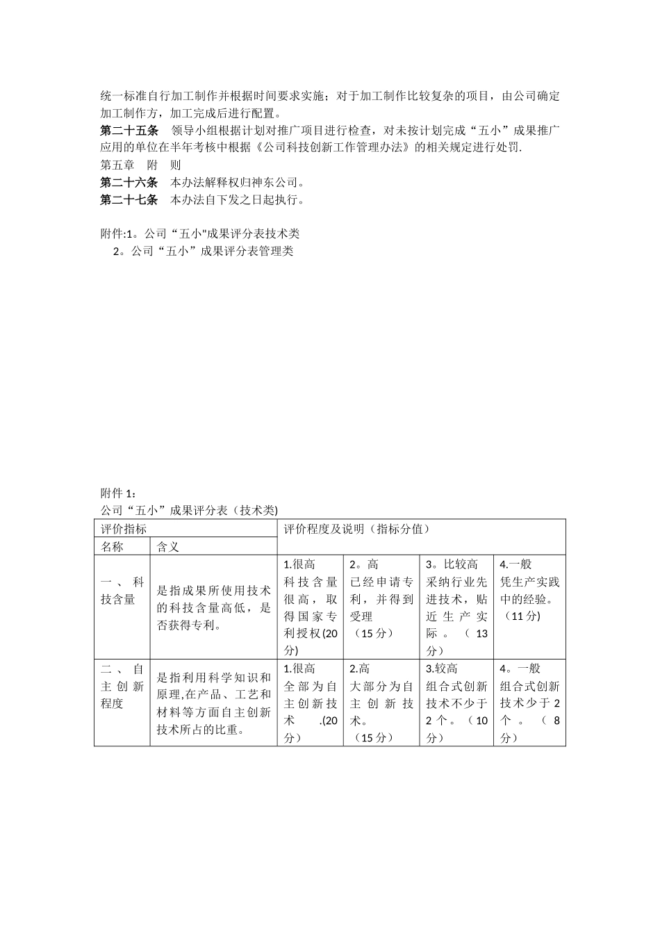 公司“五小”成果管理办法_第3页
