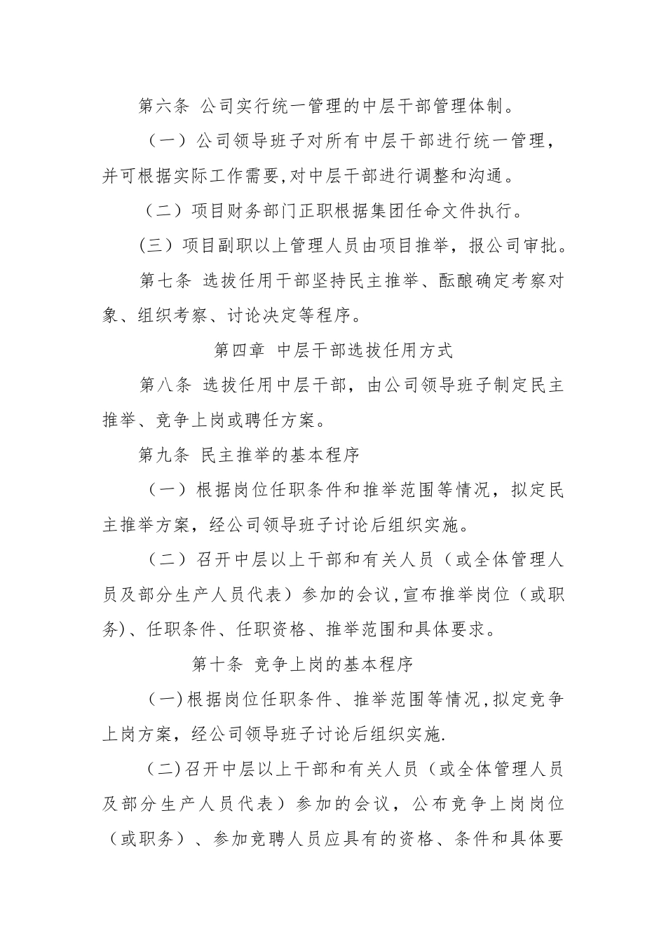 公司中层干部管理办法_第3页