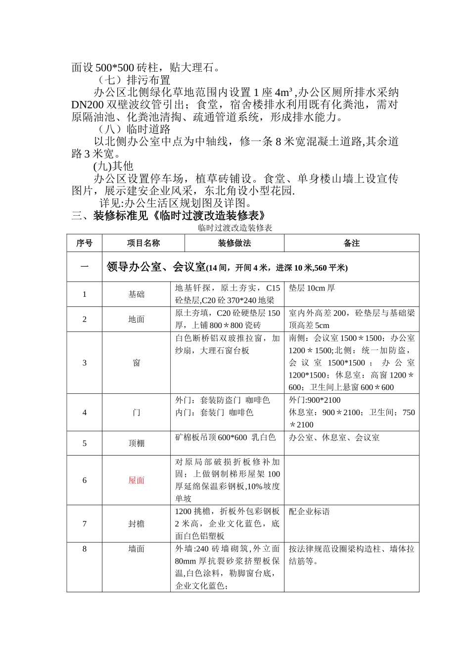 公司临时过渡改造装修方案_第2页