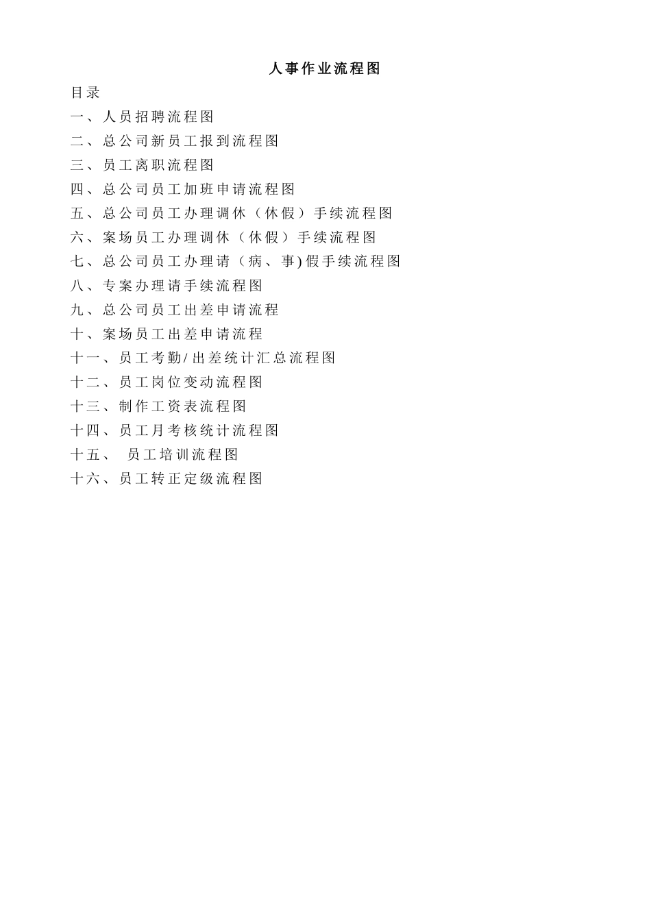 公司人事部工作流程图_第2页