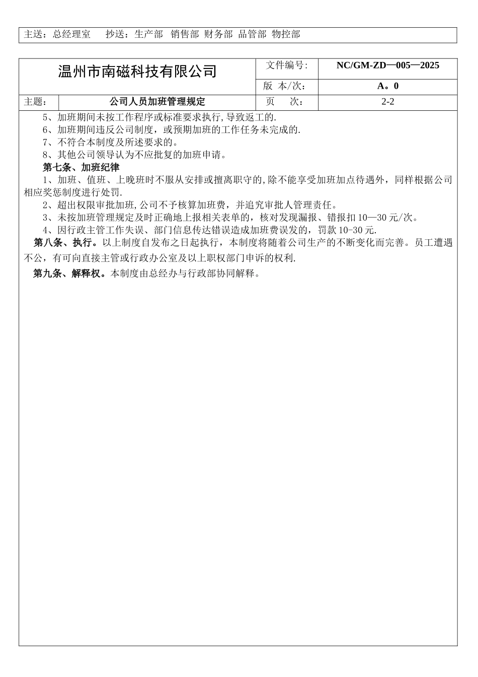 公司人员加班管理规定A.0.005_第3页
