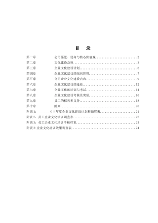 公司企业文化建设的纲要DOC
