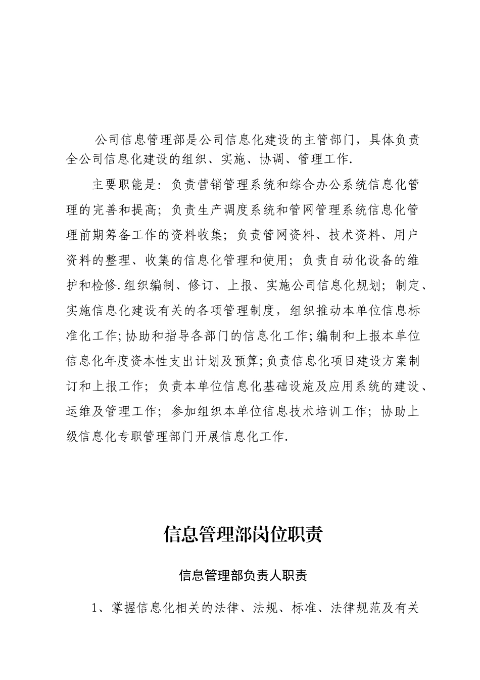 公司信息管理部职责-_第2页