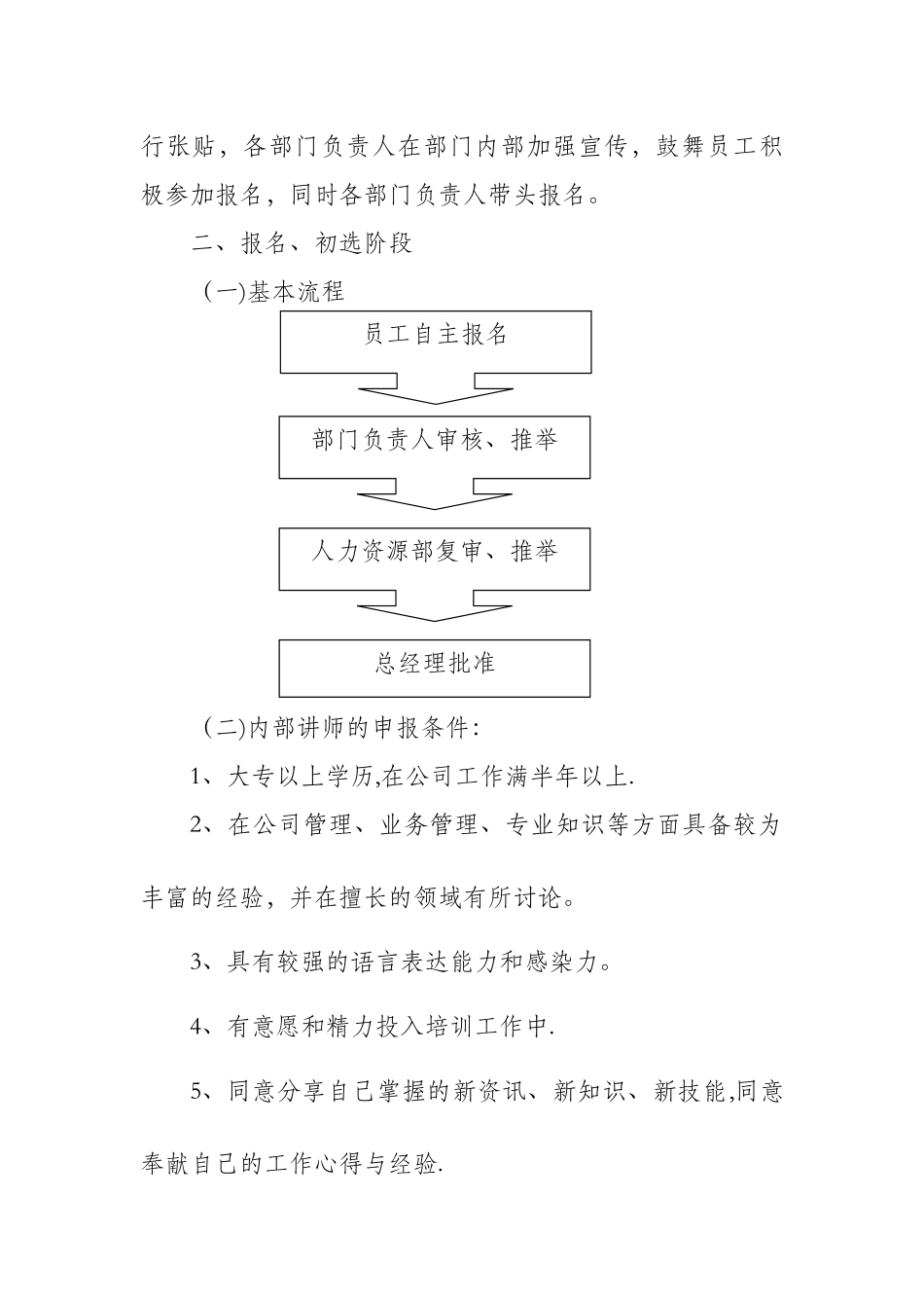 公司内部讲师选拔、培养方案_第2页