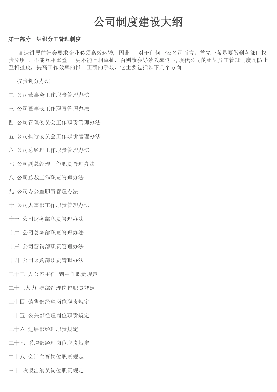 公司制度建设大纲_第1页