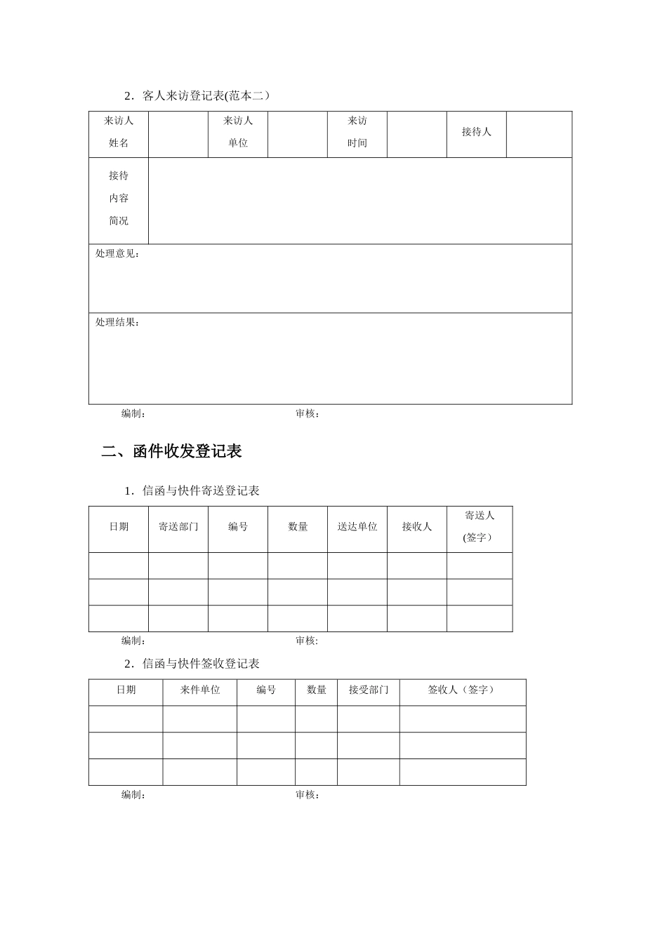 公司前台接待管理制度_第3页