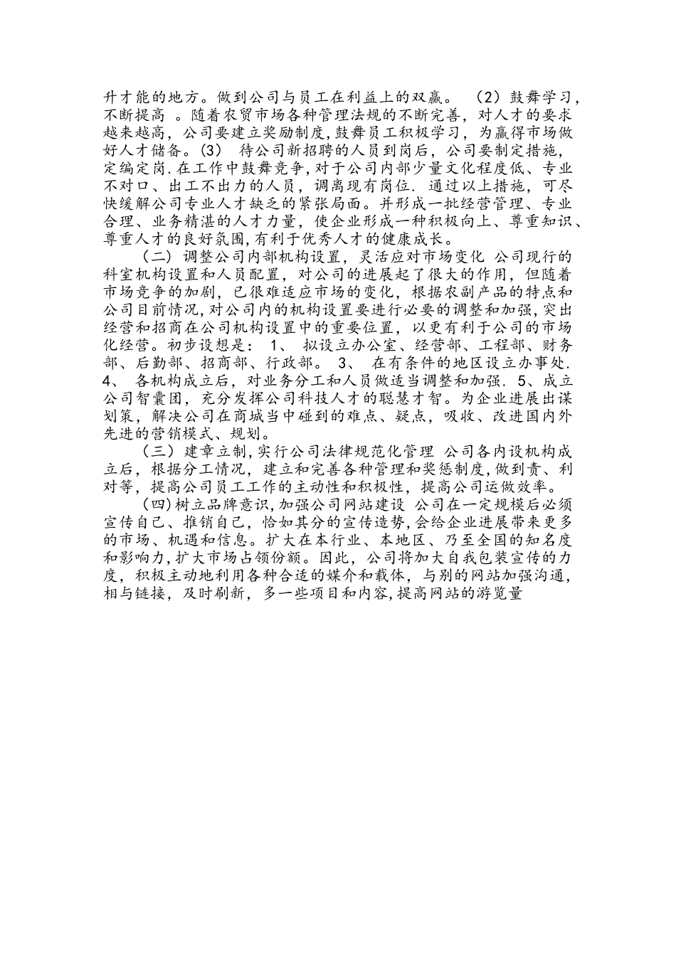 公司发展规划范文_第3页