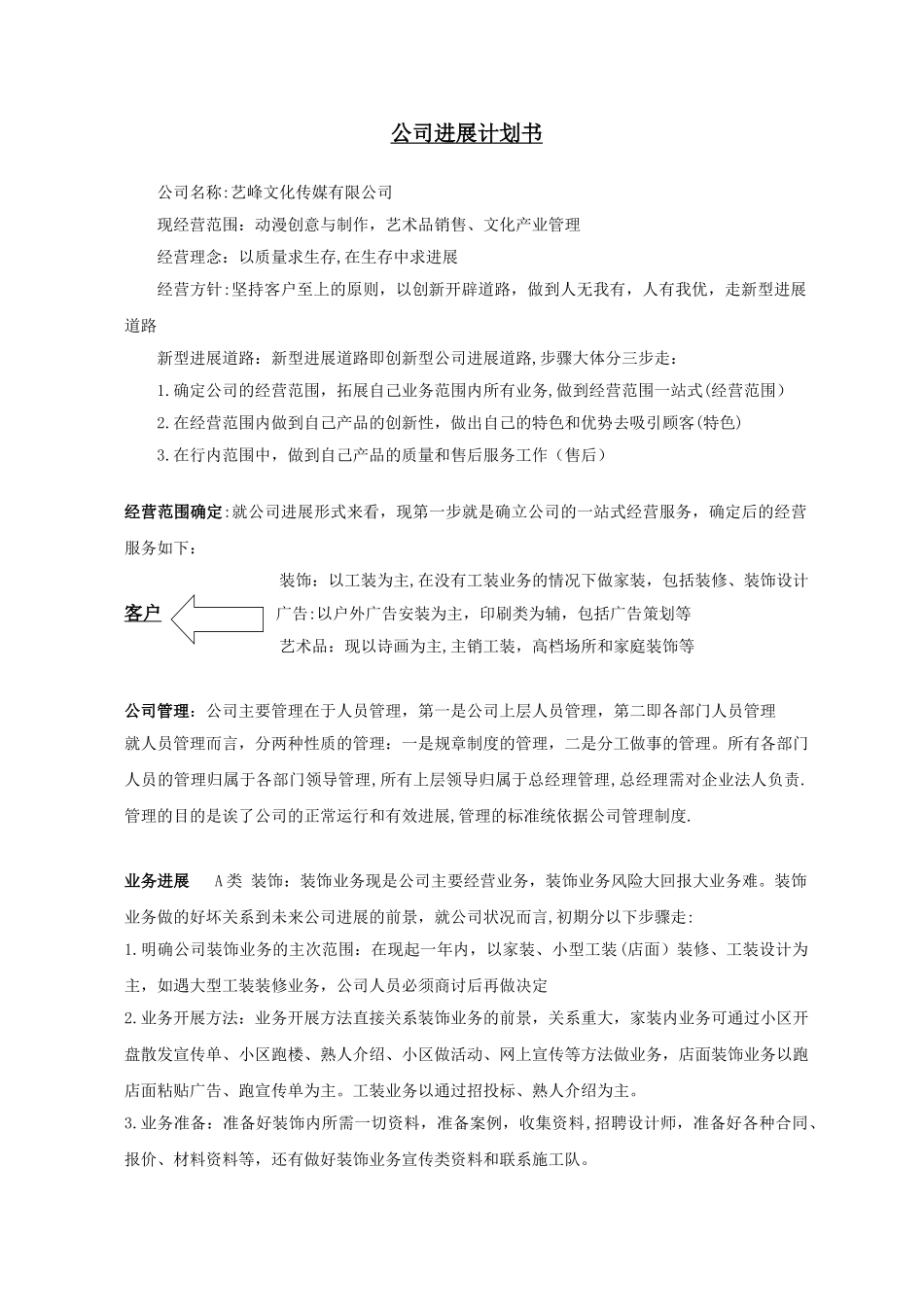 公司发展计划书_第1页