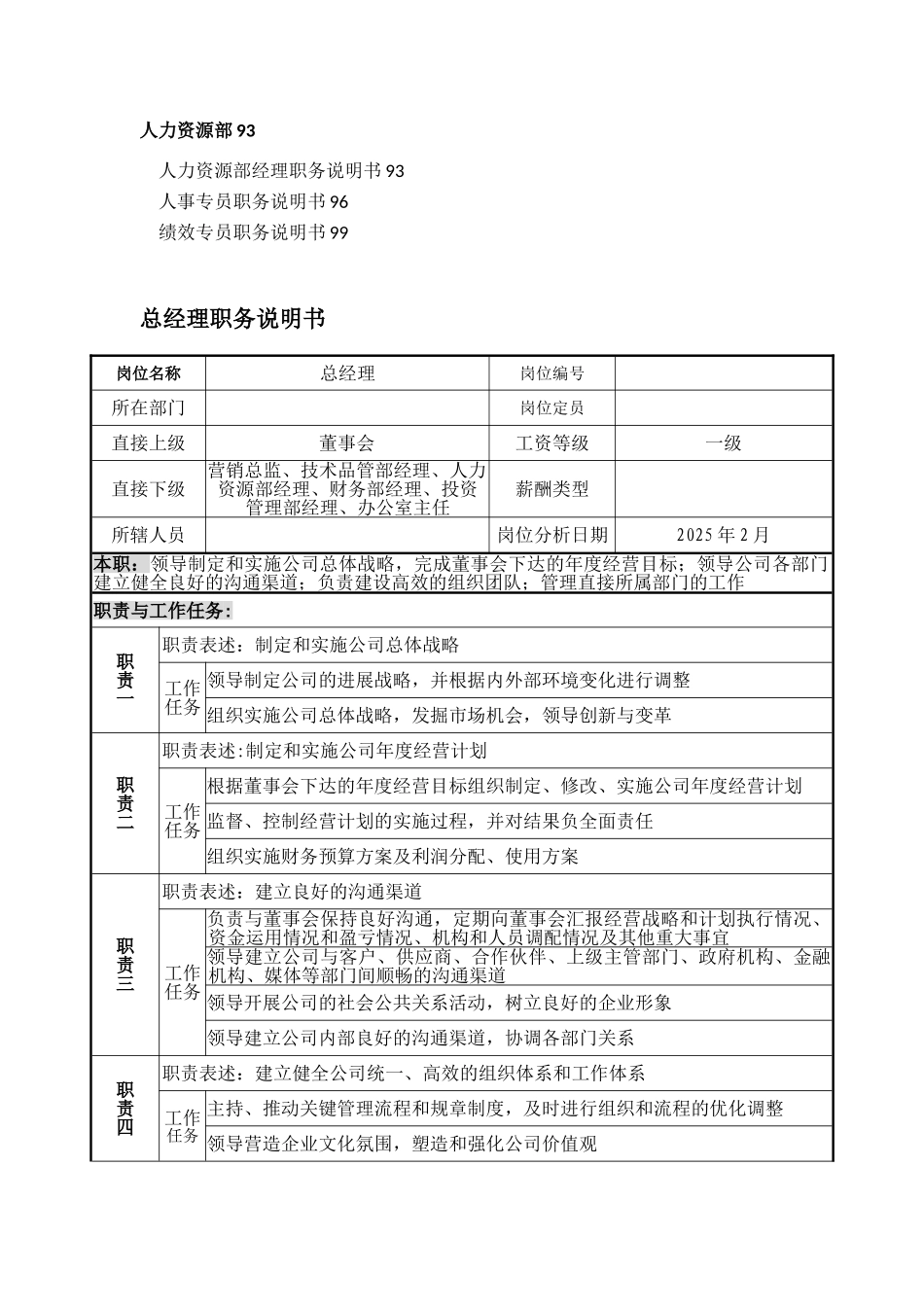 公司各岗位说明书范本_第3页