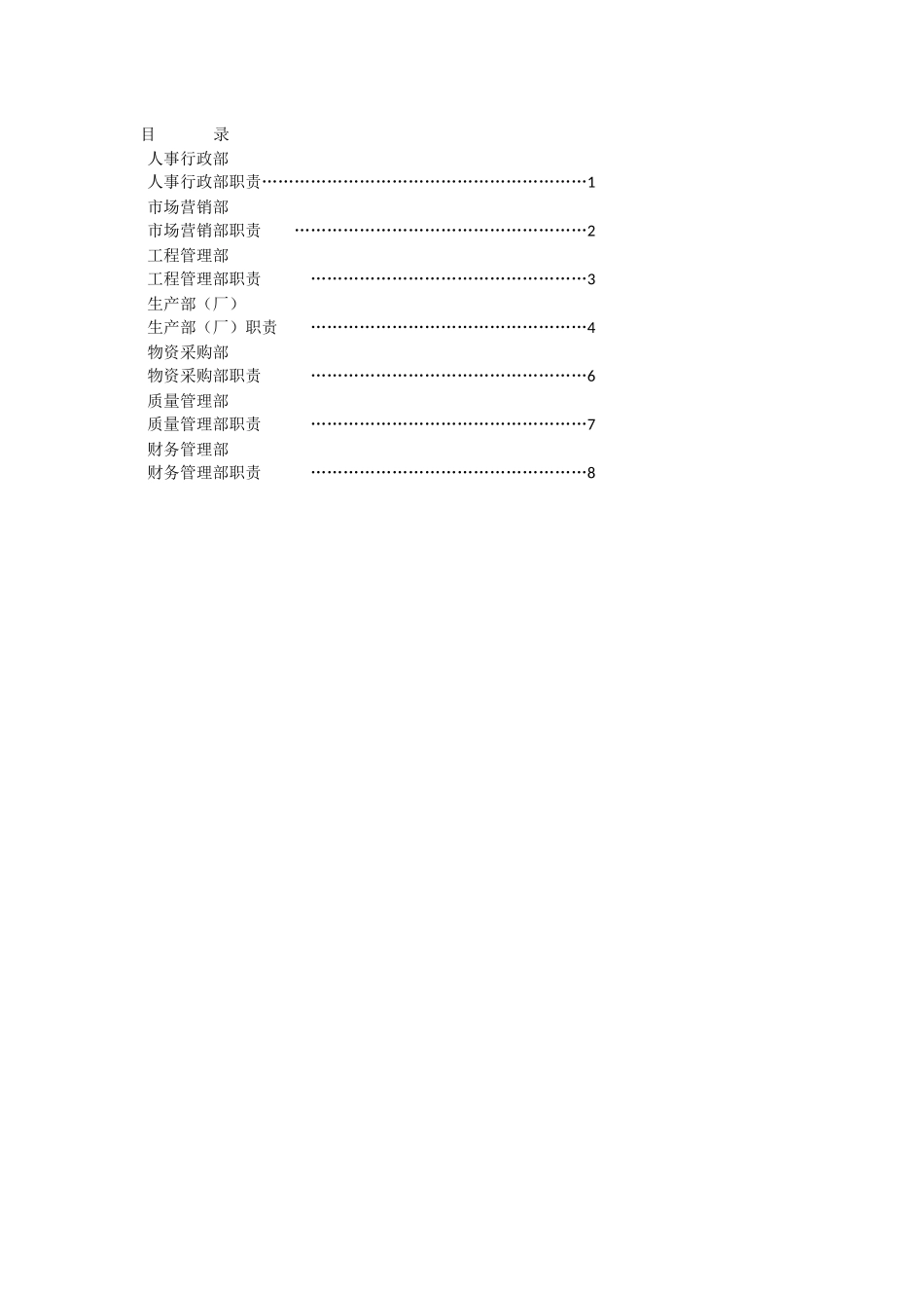 公司各部门职责汇编_第2页