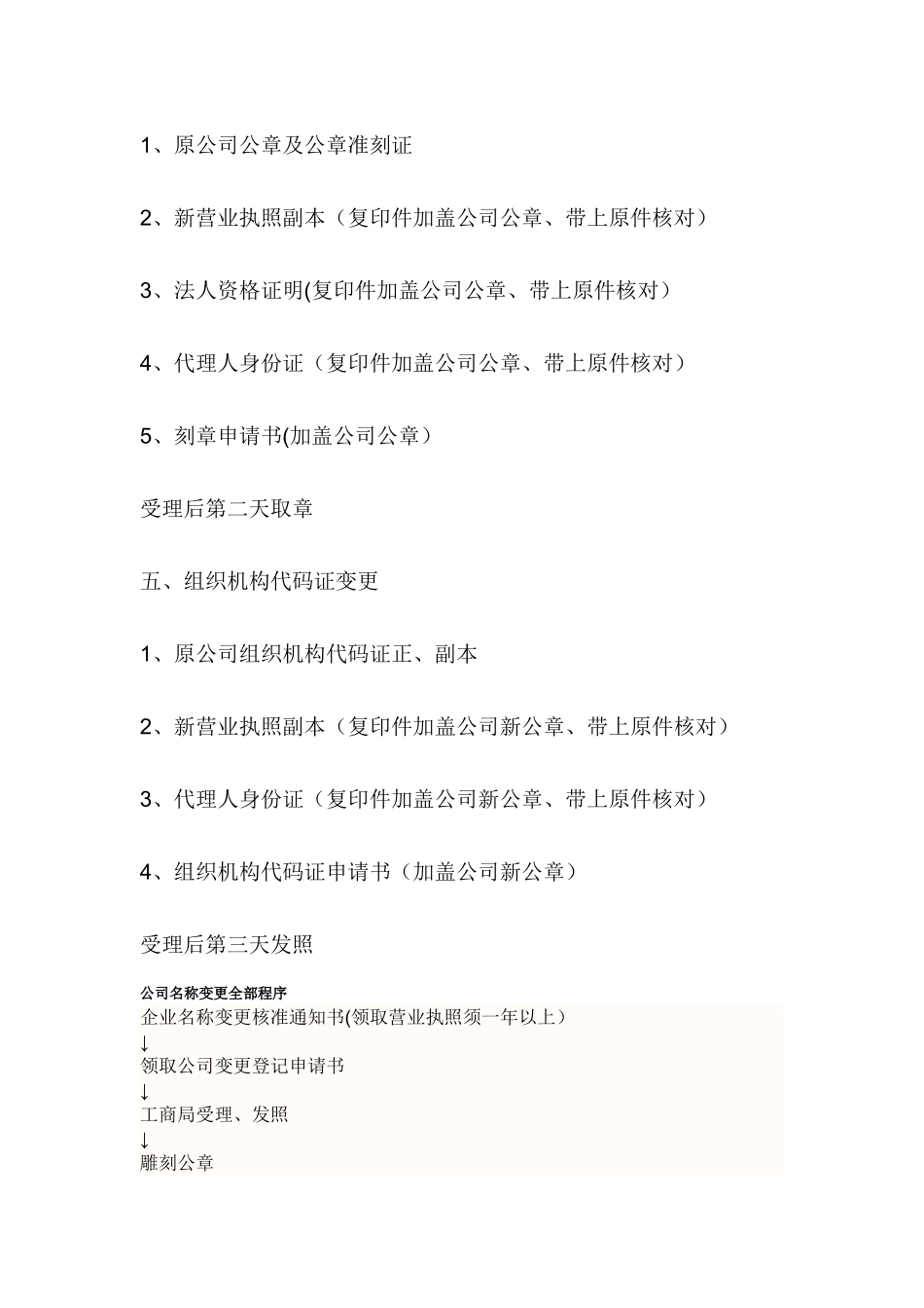 公司名称变更流程-变更名称所需材料-如何变更公司_第2页