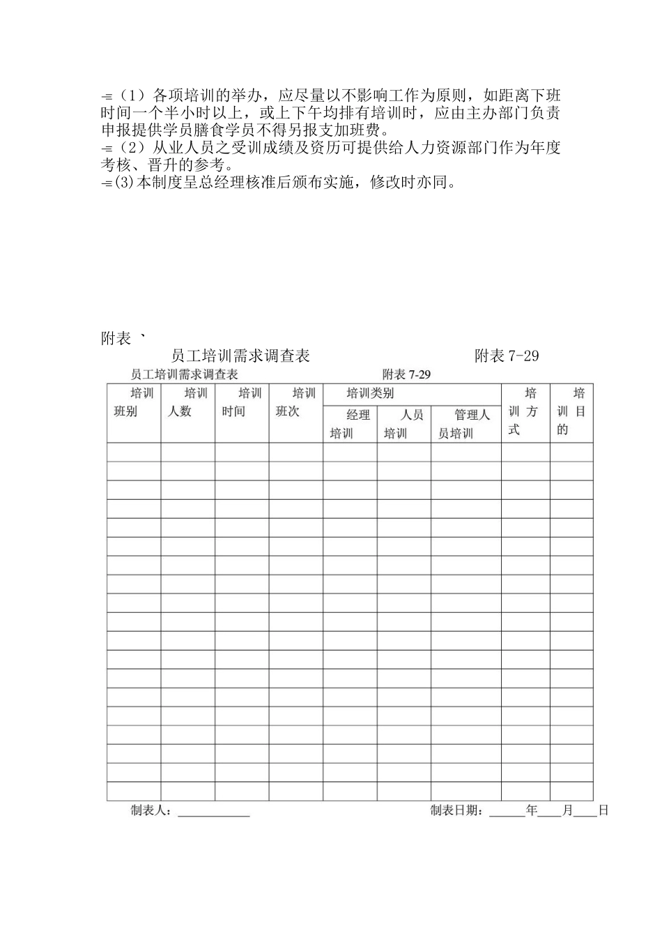 公司员工日常教育培训制度_第3页