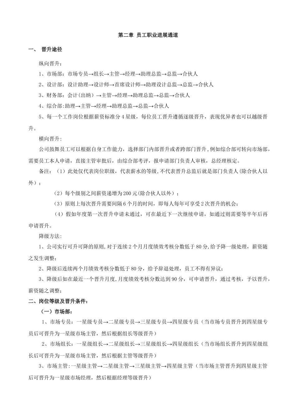 公司员工晋升管理制度完整版20996_第2页