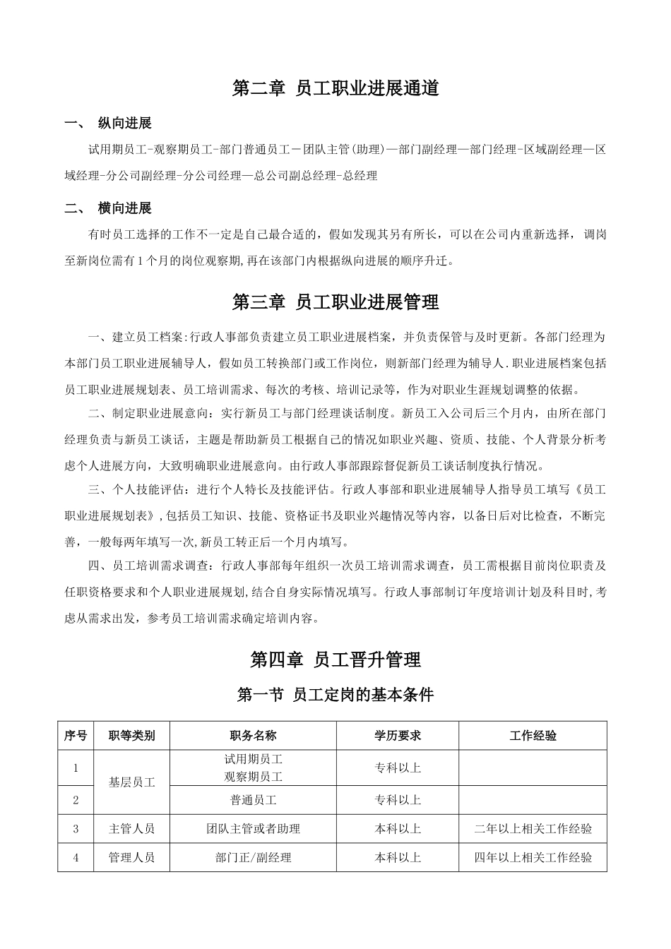 公司员工晋升通道方案_第2页
