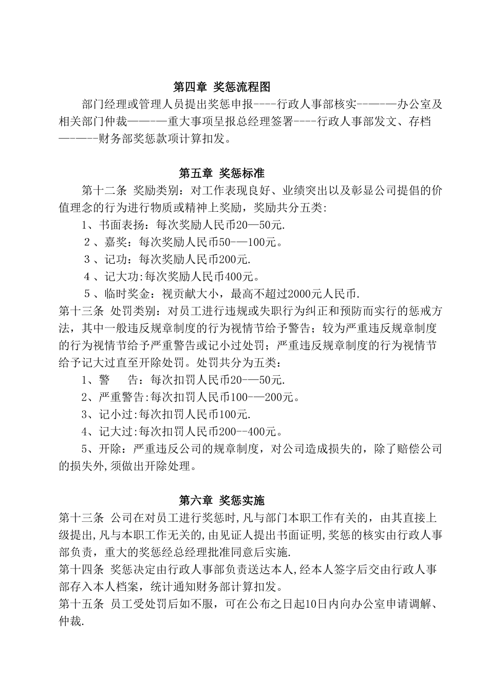 公司员工行为奖罚制度_第3页