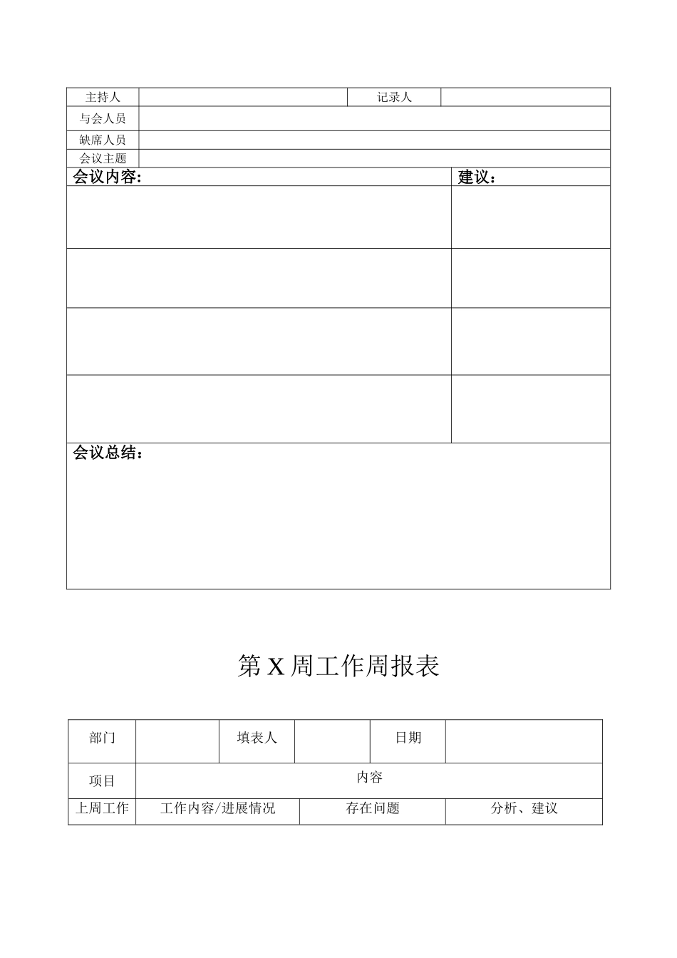 公司周例会制度59017_第3页
