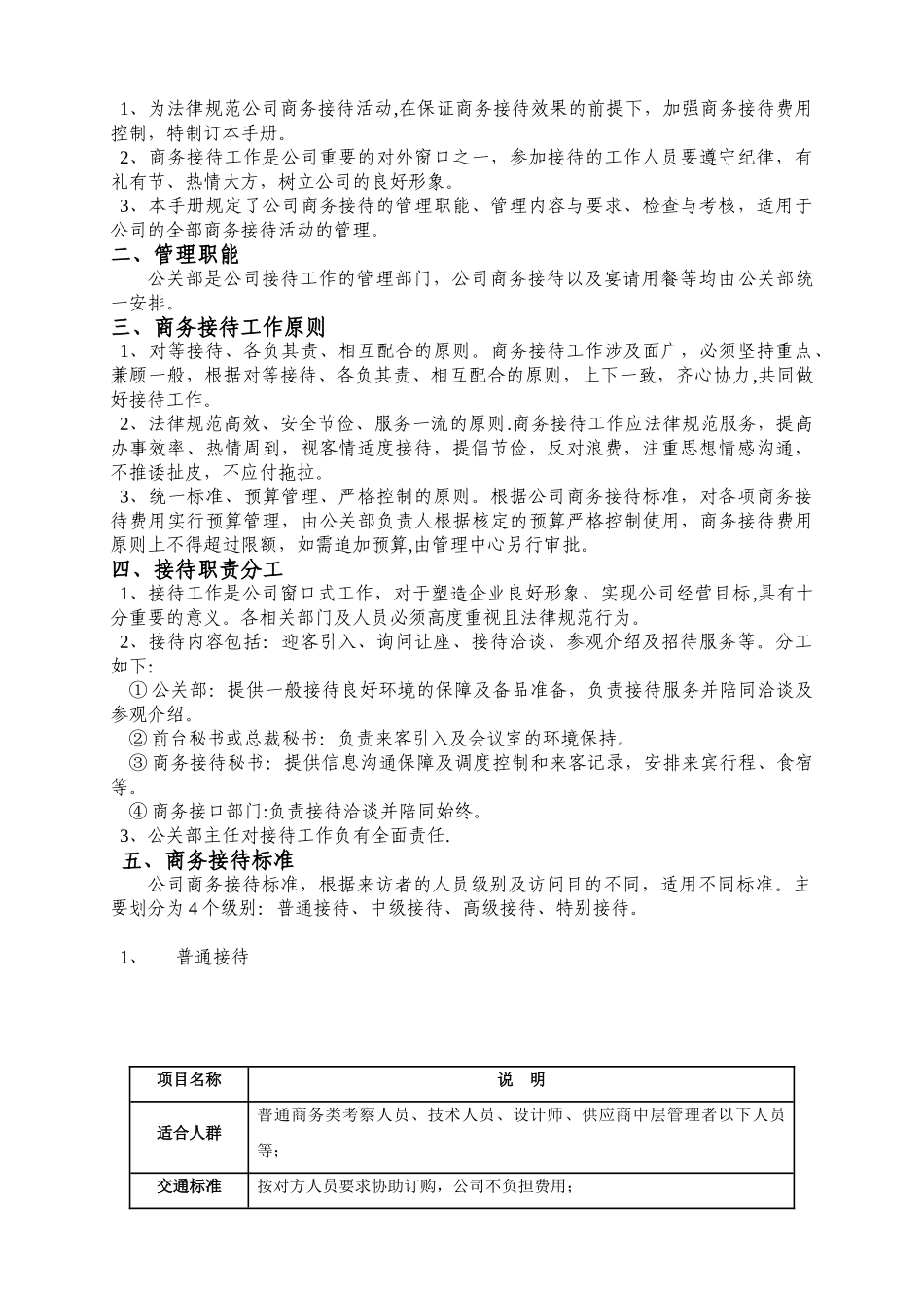 公司商务接待手册_第2页