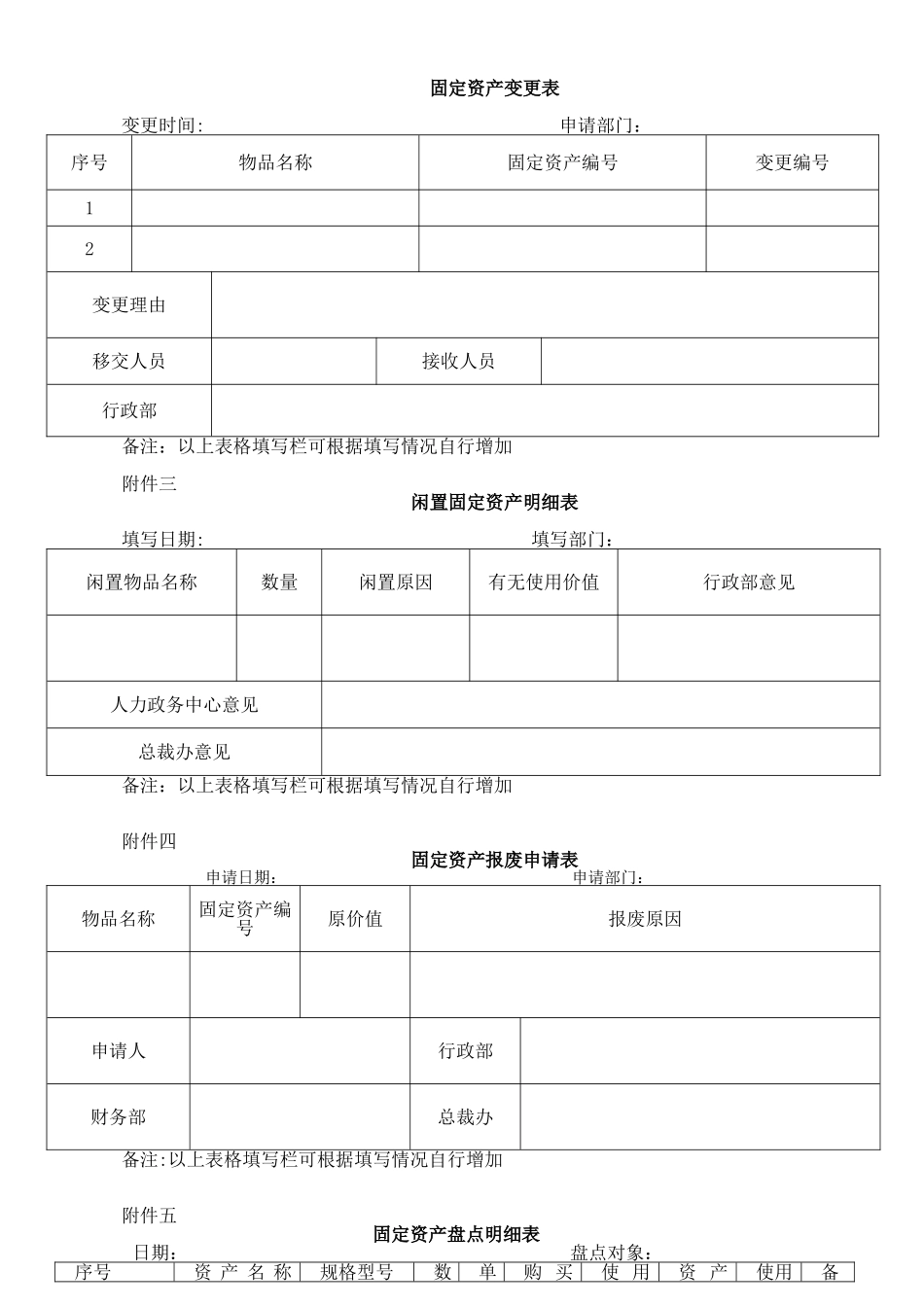公司固定资产管理制度33058_第3页