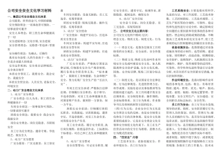 公司安全文化培训材料--打印1