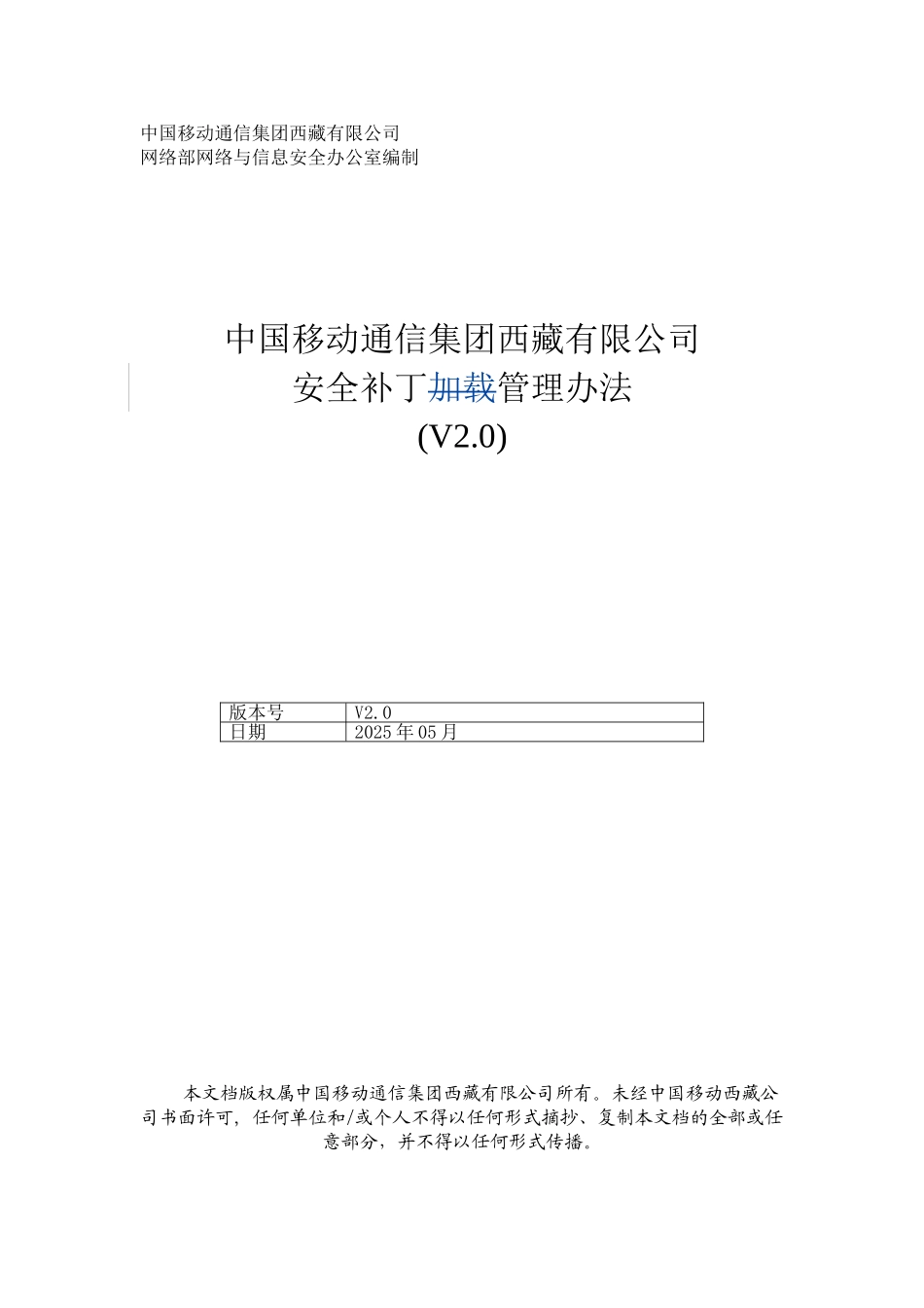 公司安全补丁管理办法_第1页