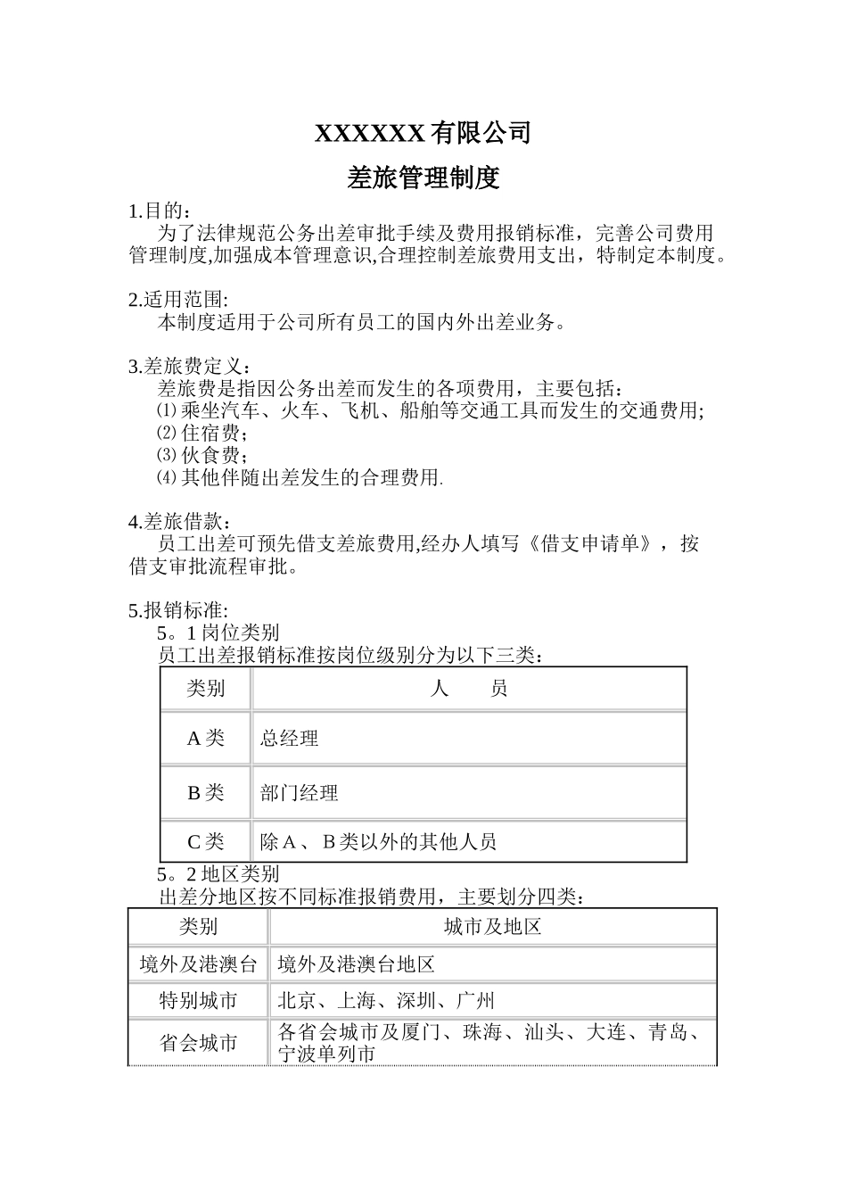 公司差旅管理制度_第1页