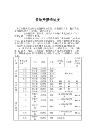 公司差旅费报销制度[2]