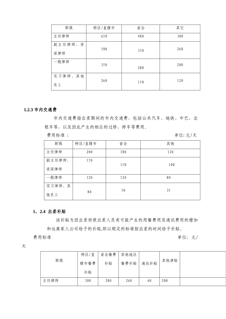 公司差旅费管理制度1_第2页