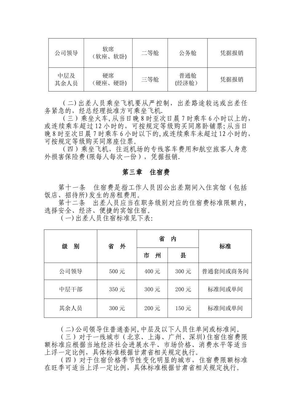 公司差旅费管理制度_第2页