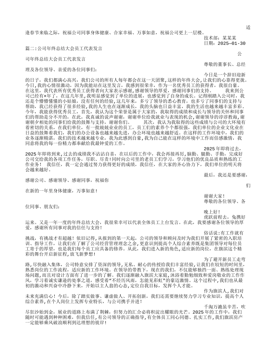 公司年会总结发言_第2页