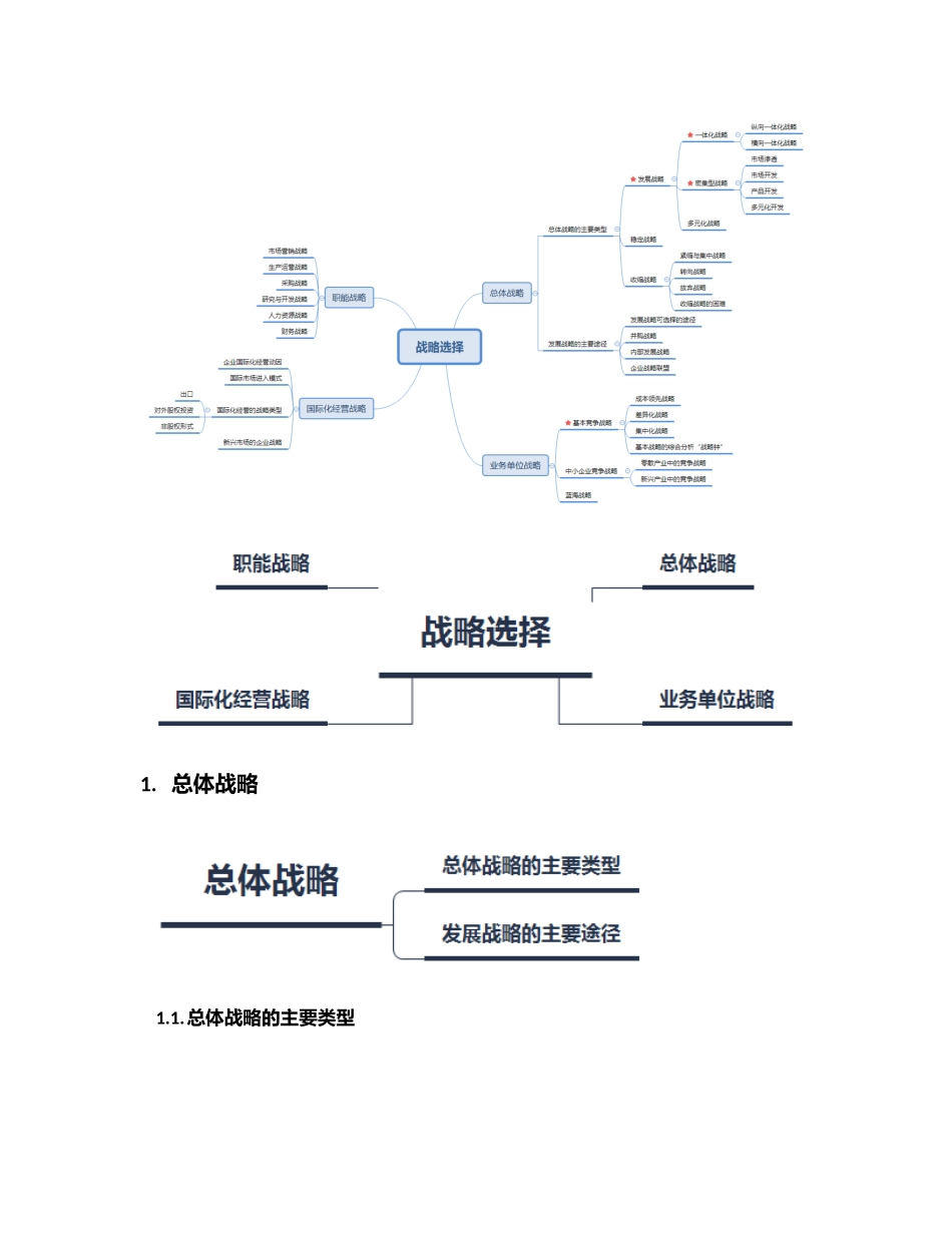 公司战略与风险管理——《战略选择》分析流程及结构图_第2页