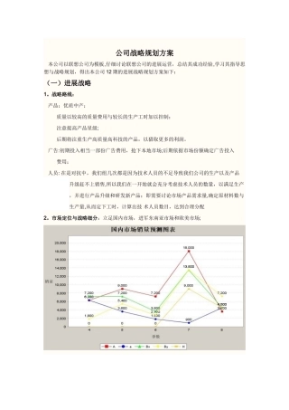 公司战略规划方案2