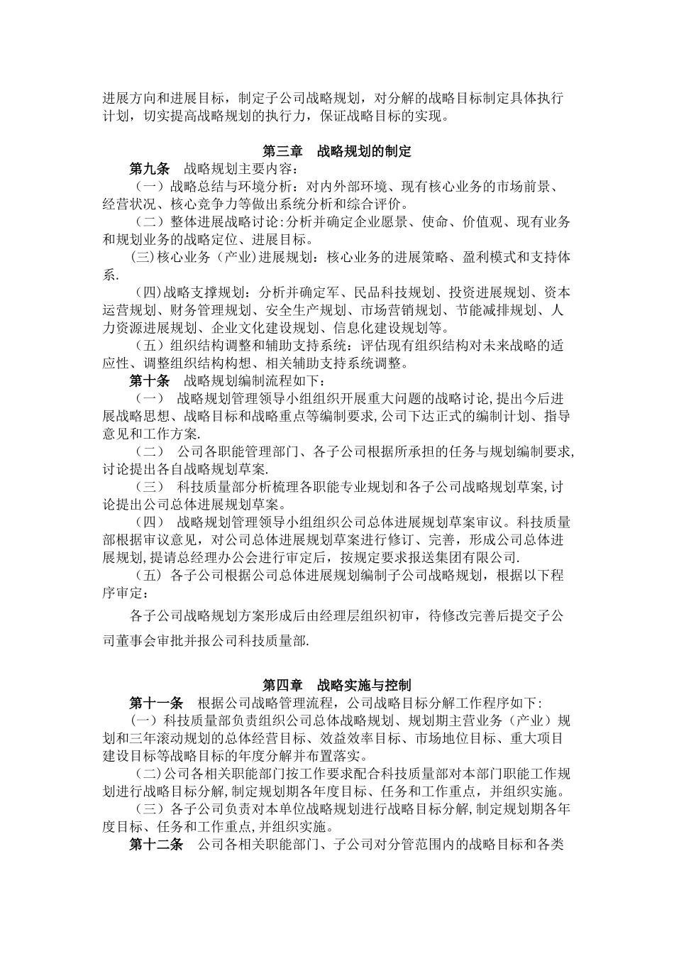 公司战略规划管理制度_第2页