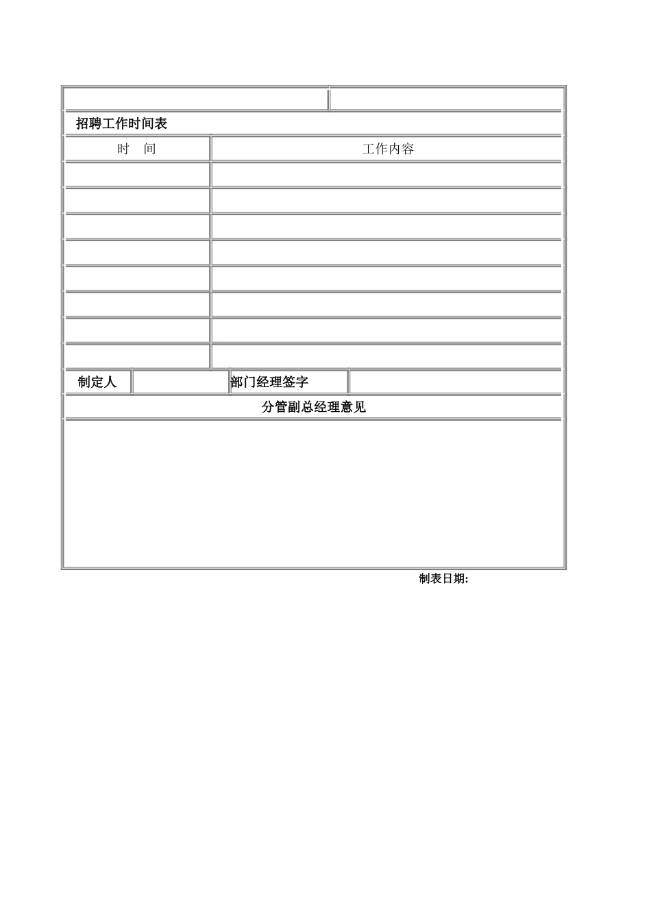 公司招聘计划模板_第2页