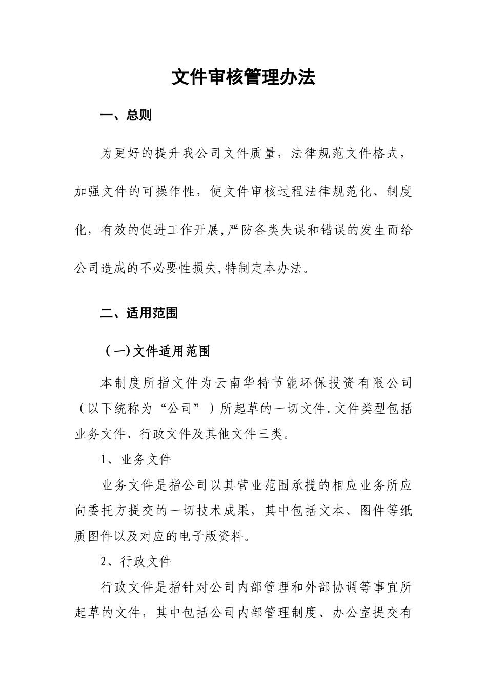 公司文件审核管理办法_第1页