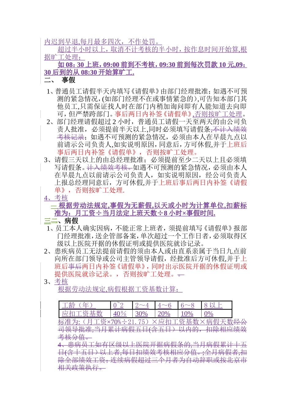 公司日常行政管理制度-_第3页