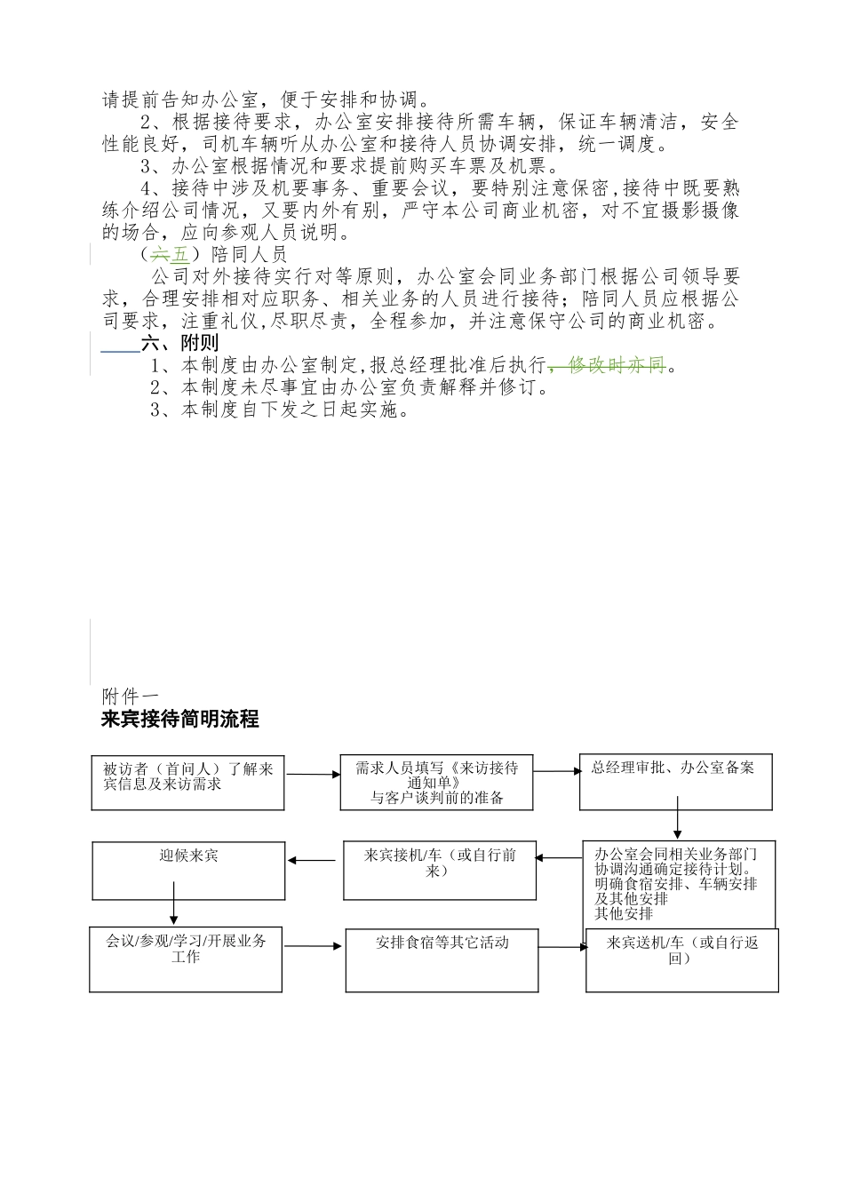 公司来访接待管理办法_第3页