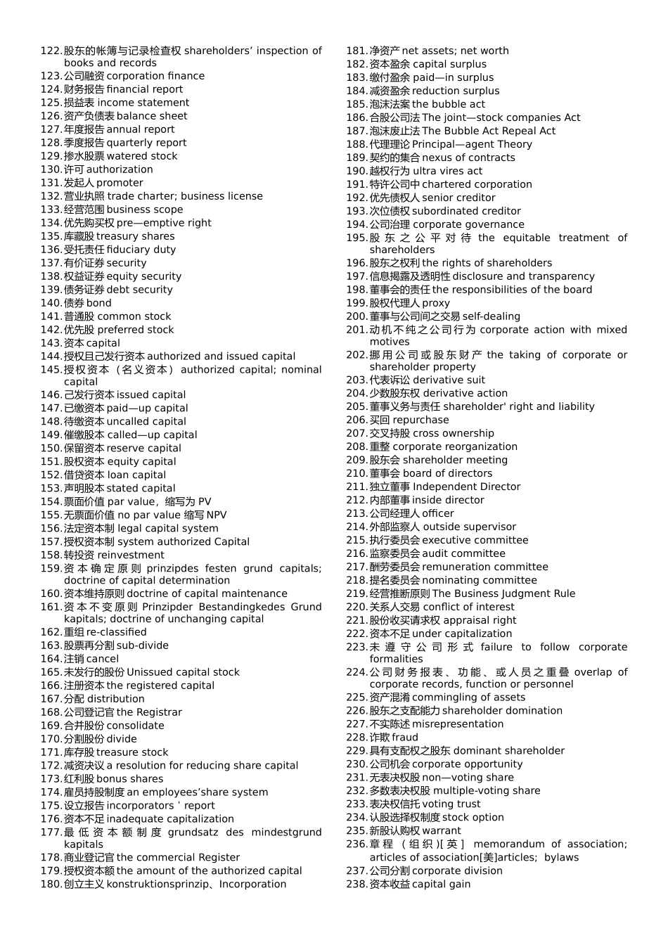 公司法中英词汇对照_第2页