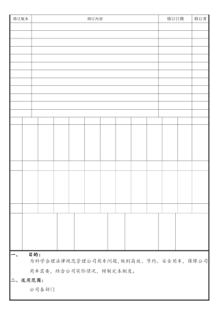 公司滴滴用车管理制度